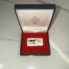 Franklin Mint 1980 Christmas Sterling Silver Bar 500 Grains .925