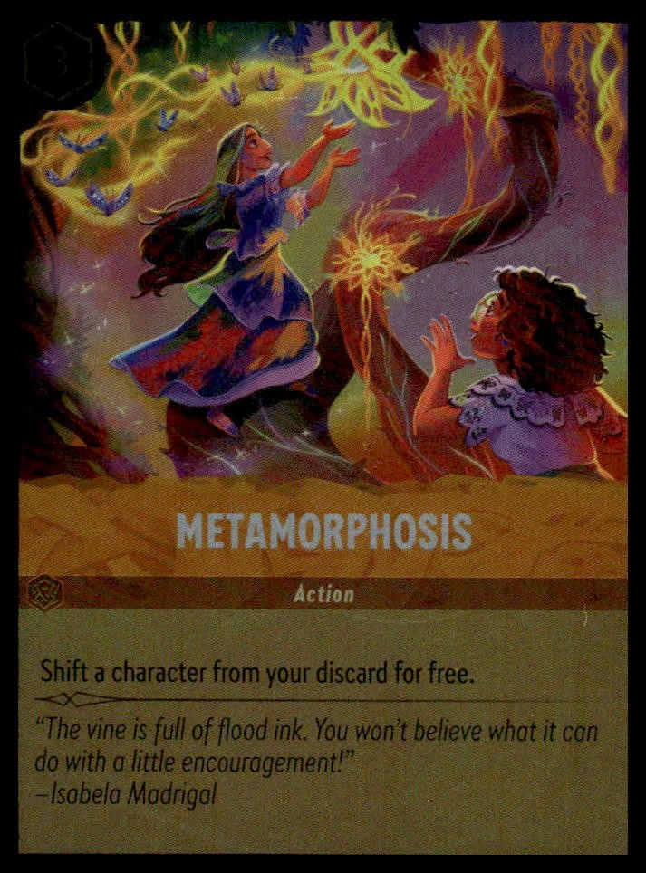 Metamorphosis 31/204 Rare Wilds Unknown Lorcana Cold Foil Near Mint