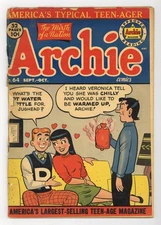 Archie #64 FR/GD 1.5 TRIMMED 1953