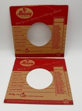 Mercury Record Company Paper Sleeves Lot of 2 45 RPM Vinyl Music for Every Mood