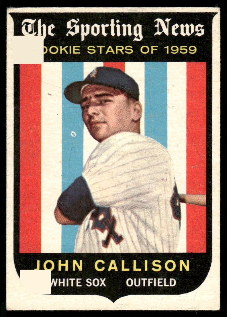 1959 Topps #119 John Callison Rookie Chicago White Sox Excellent 58503