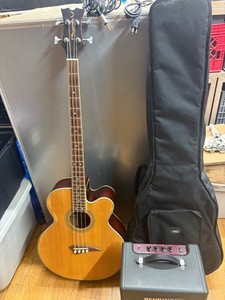 Playmate eabc 0657 Dean Acoustic Bass & Electric w/ Behringer Amp BX108 & More