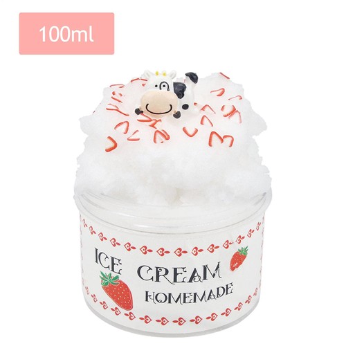 Cupcake Fluffy Slime Decoration DIY Clay Non-sticky Stretchy For Kids - Picture 11 of 18