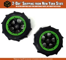 1/5 Baja Truck Rear Sand Paddle Wheels & Tires (2)