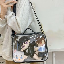 Sweet Japanese Girls Transparent Backpack Student Ita Bag Shoulder Crossbody Bag
