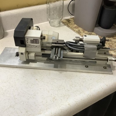 Emco Unimat 3 Electric Metal Lathe Manual Control 4000 RPM