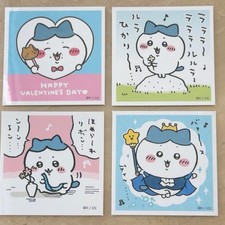 Chiikawa Sticker Collection Set 4pcs Hachiware Official Nagano Anime Kawaii JP