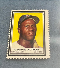 1962 Topps Stamps Baseball George Altman Chicago Cubs EX