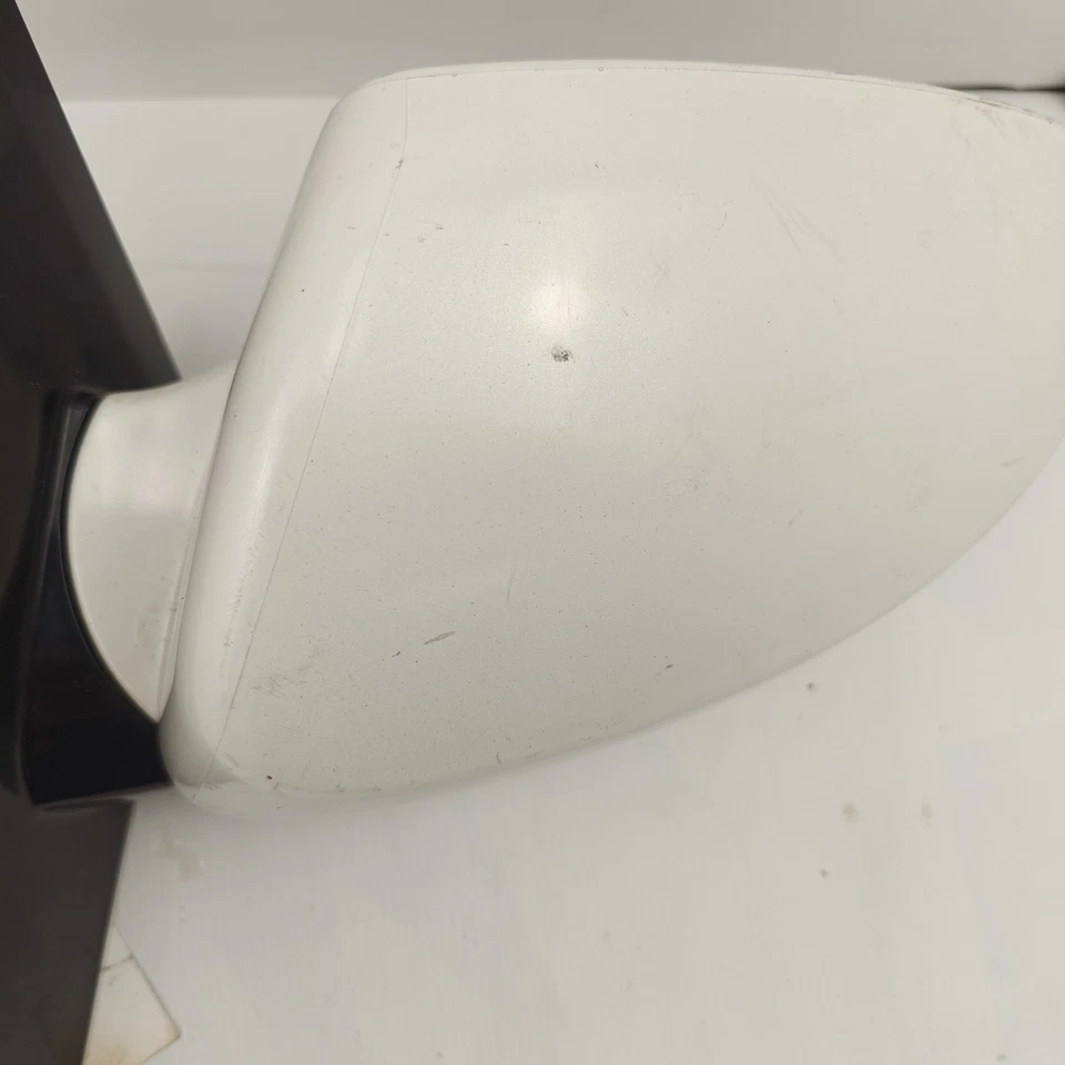 Espejo retrovisor eléctrico del lado del conductor Nissan Máxima 2004-2008 blanco OEM Foto 3 de 4