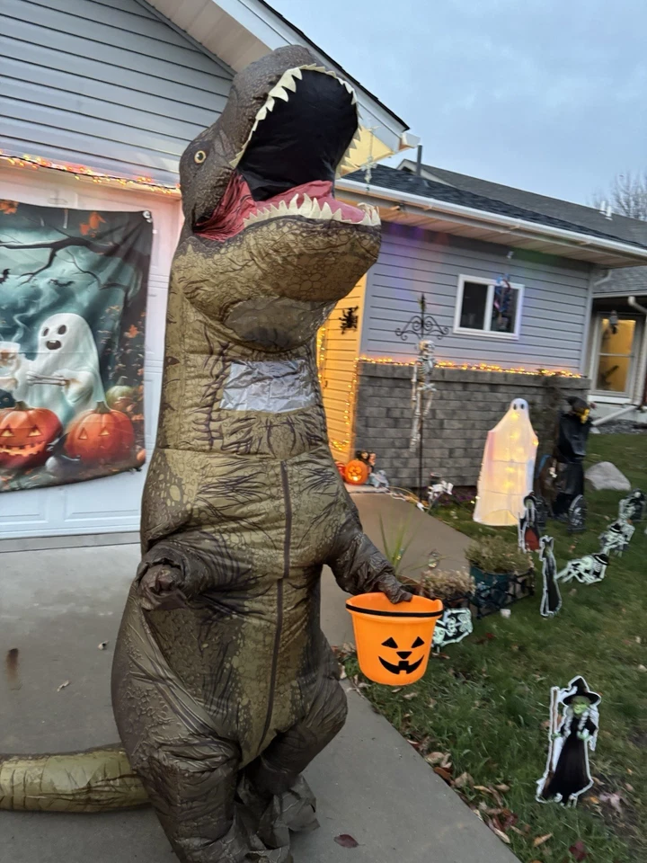 Inflable T-Rex adulto talla única Foto 4 de 4