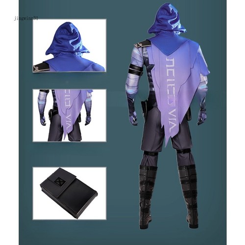 The Phantom (Omen) Cosplay Costume Valorant Official Male Omen Hero in Valorant - Picture 15 of 23