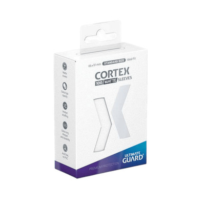 Ultimate Guard Cortex Ärmel matt Standardgröße (100) - Weiß