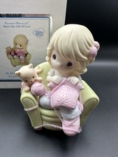 precious moments figurines rare  We All Needle Little Love  
