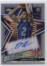 2023-24 Topps Chrome Future Stars Auto Dereck Lively II #FSA-DEL Auto 12xs