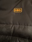Girls Hawke & Co New Hooded Black Puffer Jacket Size L(14/16) Yellow Trim — photo 3