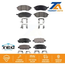 Front Rear Ceramic Brake Pads Kit For INFINITI Nissan Murano G37 G35 EX35 FX35