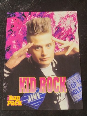 1991 Mint Premier Cards The Rap Pack #63 Kid Rock Rookie Card