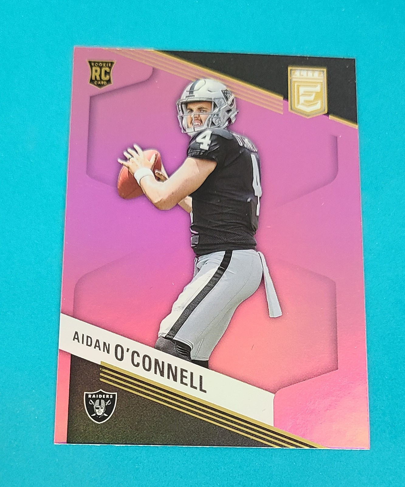 2023 Donruss Elite Pink RC #101 Aidan O'Connell Football Card Buy 10+ 50% Off K