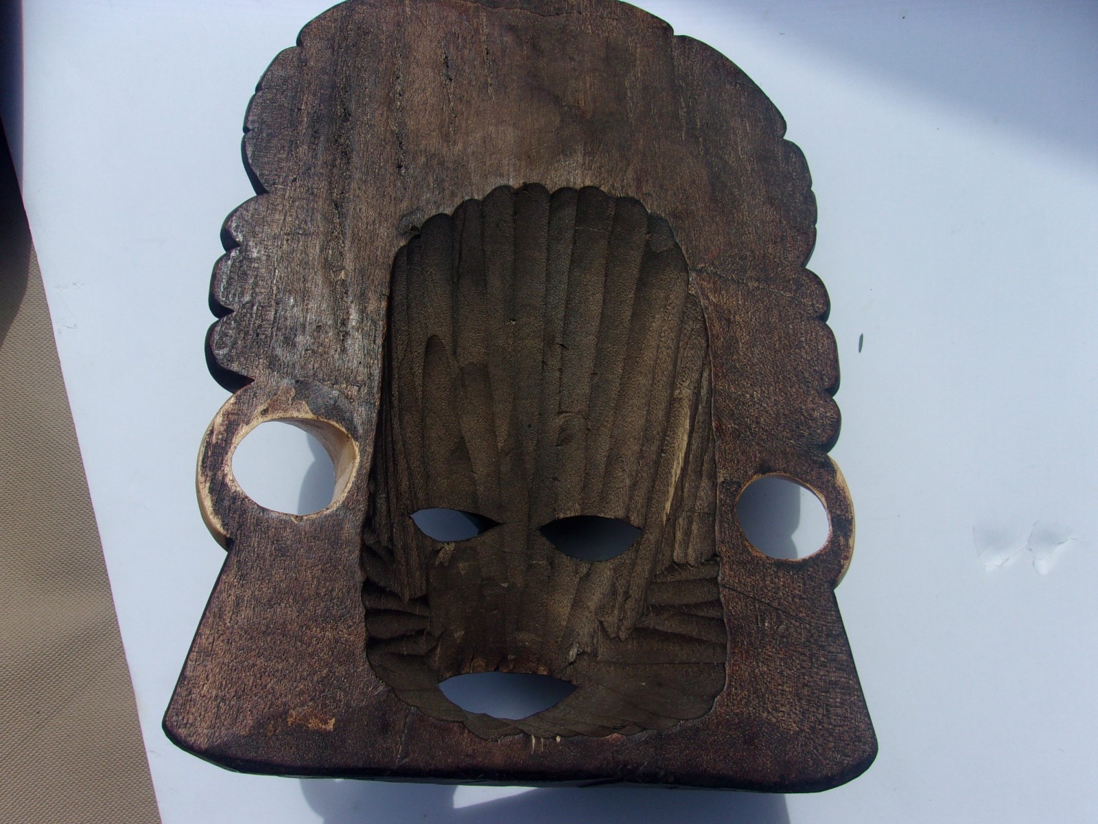 Handmade ? Tribal Ceremonial Ritual Wooden African ? Mask | eBay