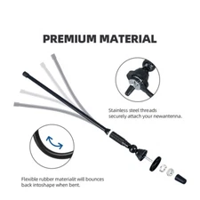 1pc Marine Stereo Radio Antenna Boat FM AM Aerial for ATV UTV Car Yacht US STOCK