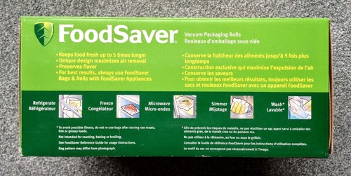 FoodSaver Special Value Combo Pack 8” & 11” Heat Seal Rolls - Picture 2 of 2
