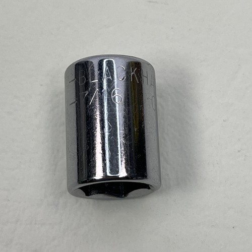 Blackhawk USA 7/16" Socket 3/8" Drive Chrome 6pt GW1614 Black Hawk