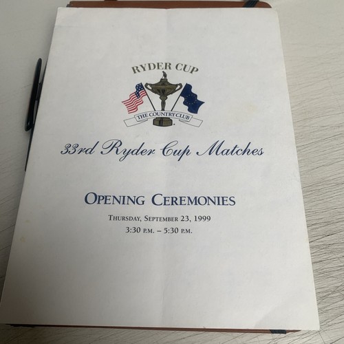 RYDER CUP Golf Memorabilia 1999 Brookline Boston USA Golfing Collectables RARE - Imagen 15 de 20