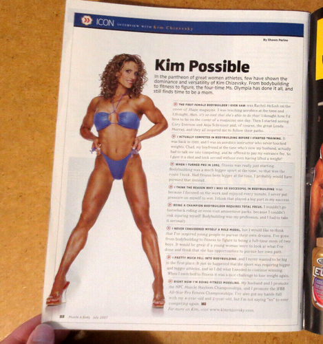 Muscle & Body Magazine Rusty Joiner PAUL LOGAN ABS Ms. Olympia Kim Chizevsky - Imagen 3 de 8
