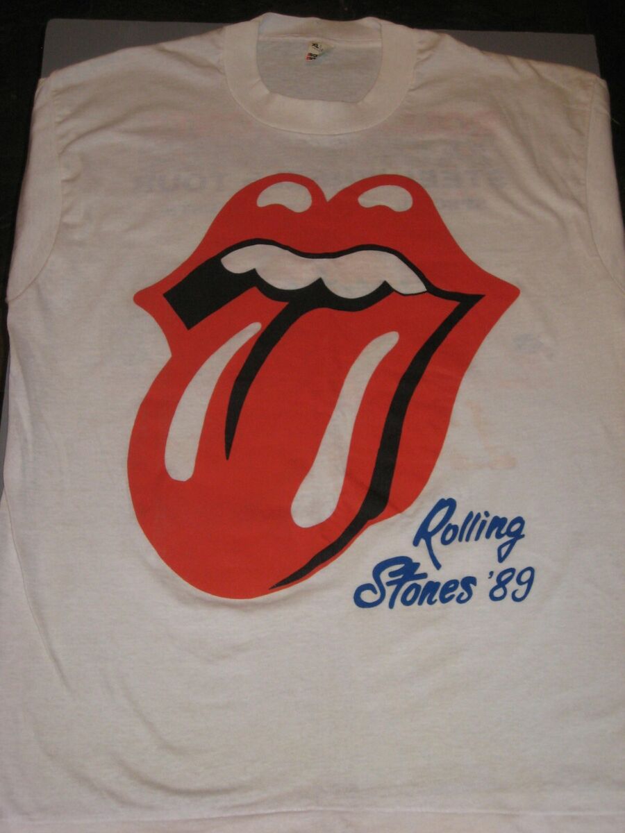 VINTAGE CONCERT TEE Rolling Stones Steel Wheels Tour 1989 VINTAGE CONCERT TEE Rolling Stones Steel Wheels Tour 1989