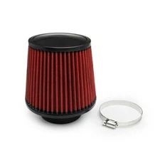 76mm 3" High Flow Air Intake Round Tapered Cone Closed-Top Cool Filter Cleaner