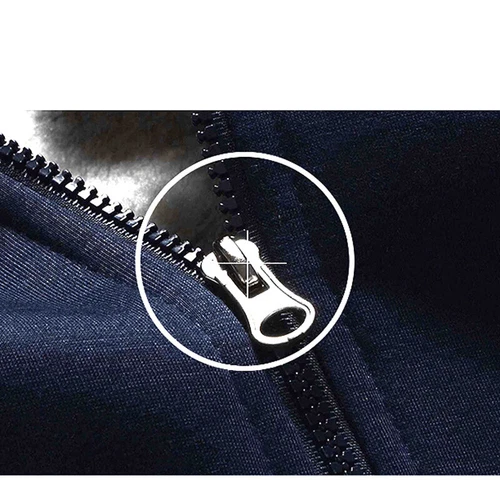 Supernatural Casual Hoodie Winter Fleece Coat Warm Jacket Full-Zip Sweatshirt - Bild 11 von 24