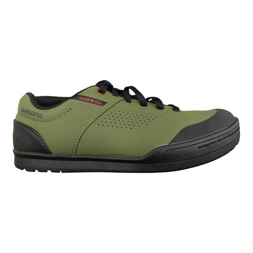 Shimano GR5 SH-GR5 All Mountain Size 41 Flat Pedal MTB Enduro Bike Shoes Olive - 第 1/12 張圖片
