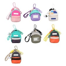 Colorful Miniature Backpack Pendant Keychain Accessory For Storing Small Items