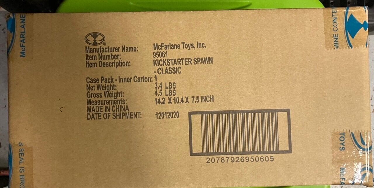 McFarlane Toys Original Classic Spawn Remastered Kickstarter 2020 Sealed Box