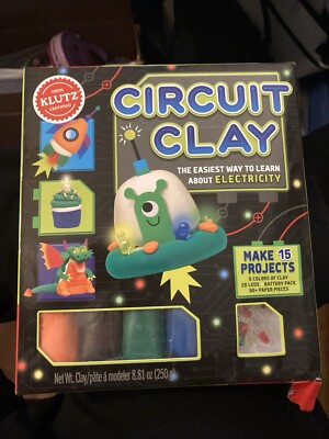 KLUTZ CIRCUIT CLAY BOOK & KIT - New, factory-sealed  FREE SHIPPING.