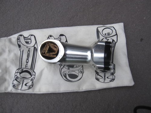 Thomson Elite Silver w/black face SM-E113 Stem 90mm 25.4 1 1/8 Threadless - Picture 5 of 6