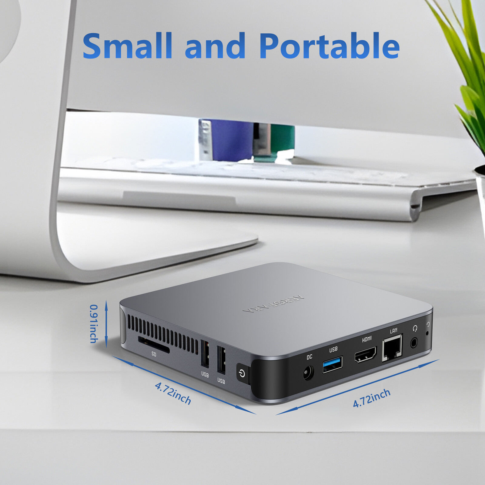 Upgrade Intel N5105 CPU Mini PC 8GB RAM 256GB Windows 11 Pro for Desktop Computer Wi-Fi - Image 5