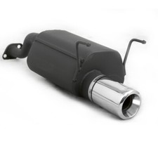 Ulter Sportauspuff Honda CRX DEL SOL 09/92- 100mm rund eingerollt gerade