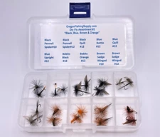 Kit #3, Trout Premium Dry Fly Assortment #3. 20 Dry Flies total, FREE SHIPPING!!
