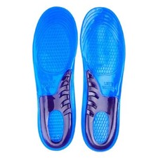 Men's size 6-10 Silicone Insoles Pads Cushions Feet Shoe Gel Heel Foot With Arch