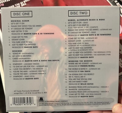 2001年盤・帯付】Marvin Gaye Deluxe Edition 2001年盤・帯付
