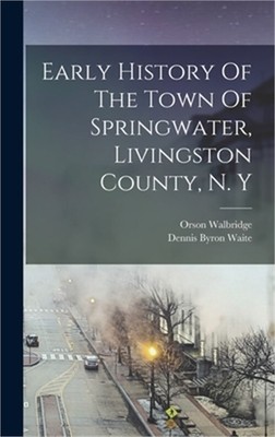 Early History Of The Town Of Springwater, Livingston County, N. Y (Hardback or C