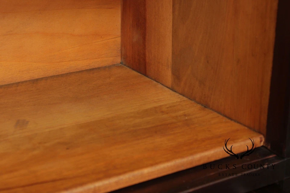 Librería Macey Vintage Caoba Tres Secciones Abogado Foto 4 de 4