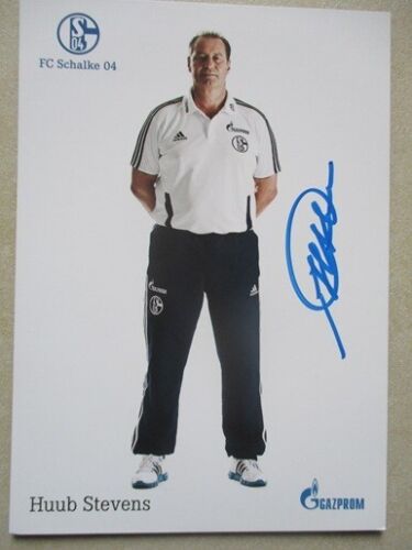 HUUB STEVENS+++++Schalke 04++++++Autogramm  handsigniert - Bild 1 von 1