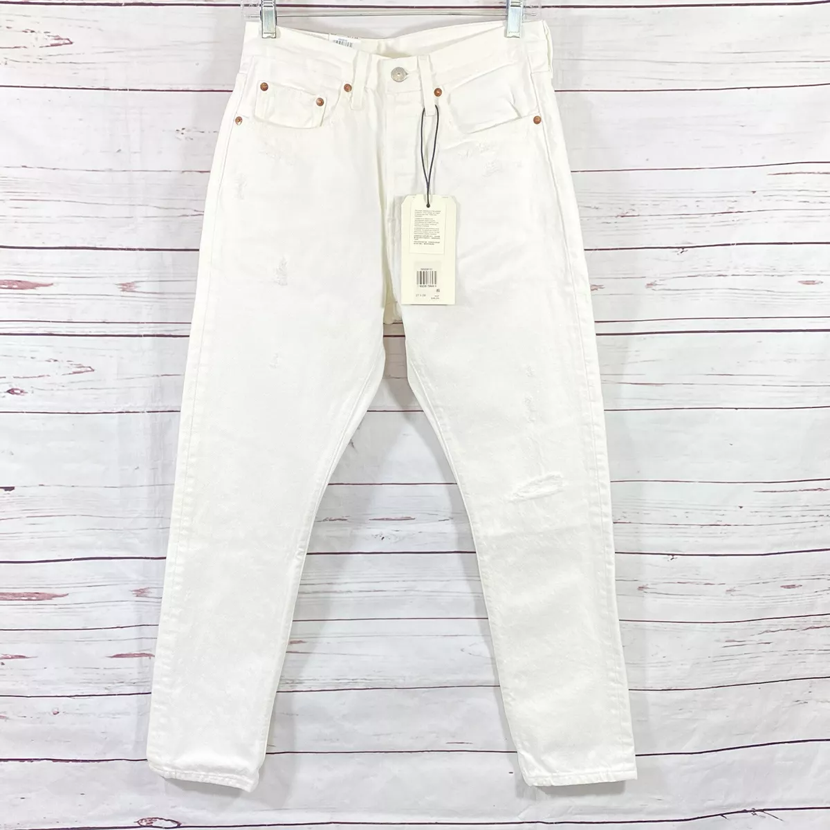 Levi's 501 Big E Women's W29 L28 High Rise Skinny Distressed