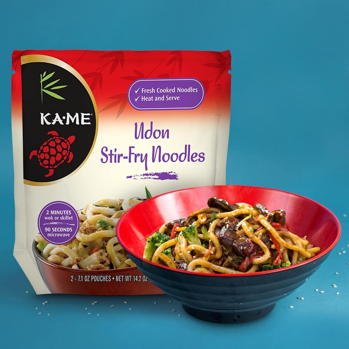 Versatile Udon Noodles - 14.2 oz x6 Pack, Perfect for Soup