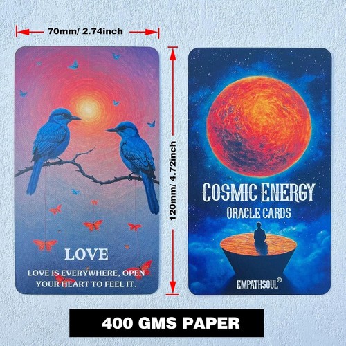Cosmic Oracle Cards, Universe Message Oracle Cards for Beginners, Inner Strength - Picture 3 of 8