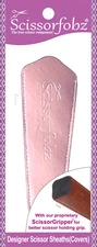 SCISSORFOBZ Designer Scissors Sheath Cover Single large Metallic Rose Gold Pink