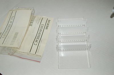 New gel casting tray cast horizontal  electrophoresis system comb combs prep max