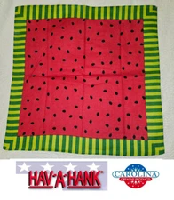 Hav-A-Hank WATERMELON Print BANDANA Cotton Head Face Wrap Mask Neck Scarf Cover